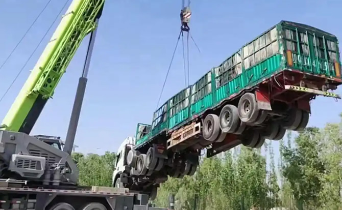 振兴区道路脱困救援案例